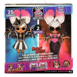 LOL Surprise Omg Movie Magic Spirit Queen Fashion Doll with 25 Surprises